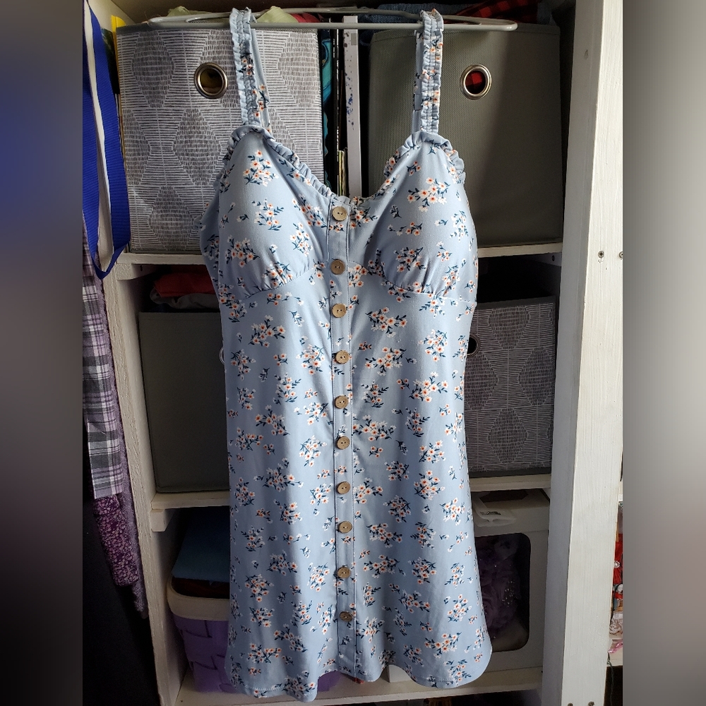 Blue spring/summer dress